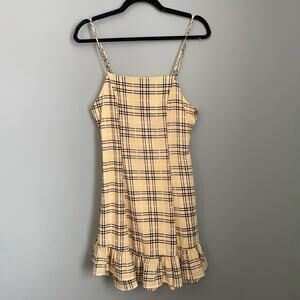 altar'd state y2k clueless plaid spaghetti strap dress